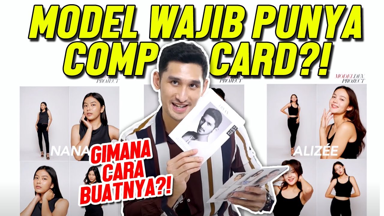 CARA MEMBUAT MODEL COMPCARD (COMPOSITE CARD)! BUTUH APA AJA!