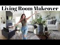 Living Room Makeover / Casual Modern Style / Neutral Home Ideas