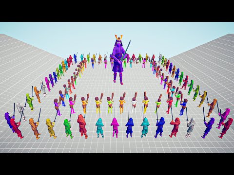 MELEE UNITS IN BATTLE ROYALE | TABS - Totally Accurate Battle Simulator