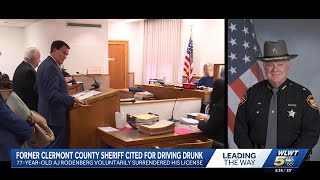 Former Clermont County sheriff charged with DUI, leaving scene of crash