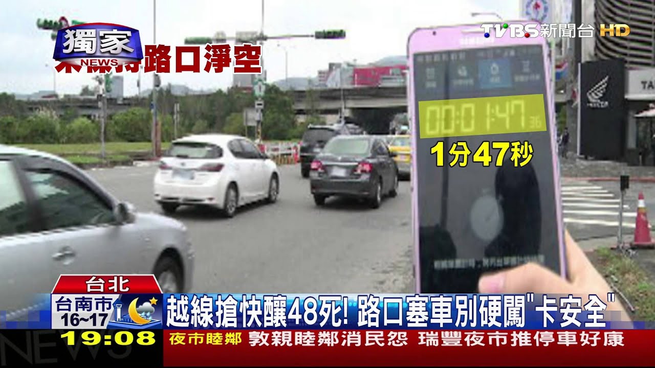 獨家/搶快釀死!警淨空路口開單 遭嗆「沒違法」