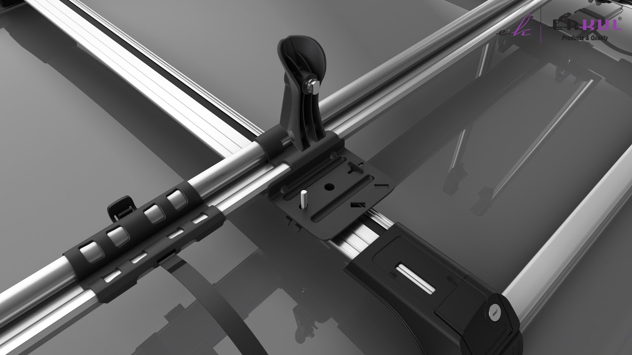 Кріплення під велосипед (на поперечні дуги) Video 1