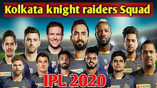 IPL 2020 Auction - Kolkata knight raiders Final Squad | CSK Player List IPL 2020