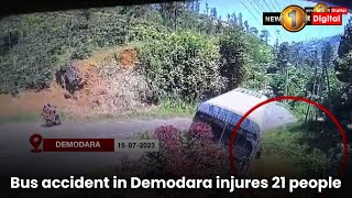 Bus accident in Demodara injures 21 people