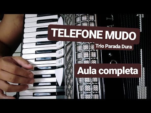 Como tocar TELEFONE MUDO (Detalhado para Iniciante) - Aula Acordeon