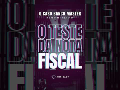 O teste da nota fiscal | AntiCast 527 #Shorts
