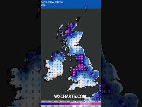 Extremely Heavy Snow from the Latest ECMWF! #snow #cold #weather