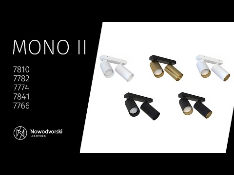 Спот Nowodvorski 7841 Mono II GU10 2x10W IP20 Bl
