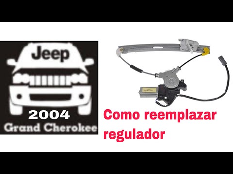 Como cambiar regulador de ventana trasera de Jeep Grand Cherokee 04