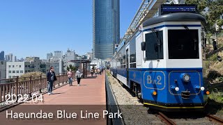 Haeundae Blueline Park ~ Beach Train | 海雲台ブルーラインパーク~海辺列車~青沙浦タリットル展望台 | 해운대 블루라인파크~해변열차~청사포다릿돌전망대