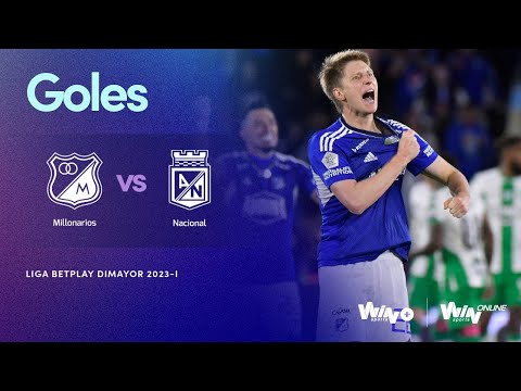 Millonarios vs. Nacional (goles) | Liga BetPlay Dimayor 2023-I | Final Vuelta