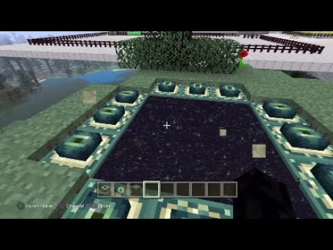 Tutorial how to make an ender portal in minecraft