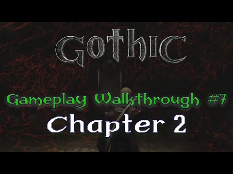 Gothic 1 Gameplay/Walkthrough #7 - Chapter 2: Old Mine, Minecrawlers Nest, Becoming a Guard