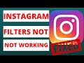 How to Fix Instagram Camera Filters Not Working|How to fix Instagram Story Filters Problem|2022