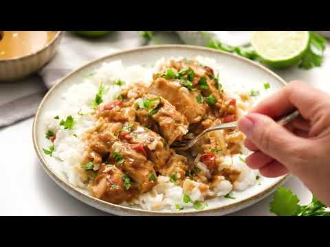 Slow Cooker Peanut Chicken