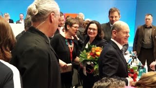 German social Democrats elect Nahles as first female leader