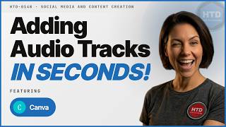 Canva Music Tutorial - Add Audio Tracks in Seconds