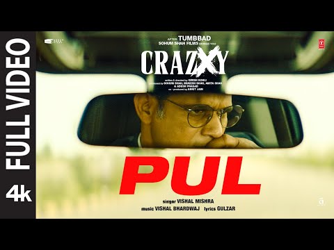 CRAZXY: Pul (Full Video) | Sohum Shah | Gulzar | Vishal Mishra | Vishal Bhardwaj | Stuart Dacosta
