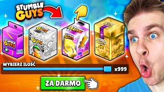 NOWE *PUDEŁKA NIESPODZIANKI* ⚠️ ze SKINAMI i PIENIĘDZMI 🤑 (DARMOWA LOTERIA) 🍀 w Stumble Guys! 😱