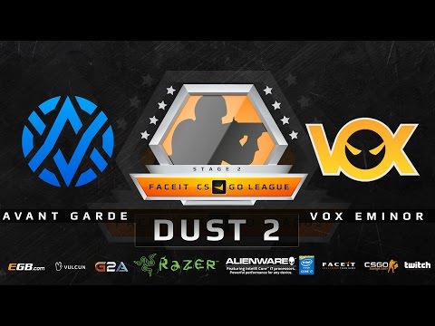 Avant Garde vs Vox Eminor - Dust 2 (FACEIT League 2015 Stage 2 OCE)