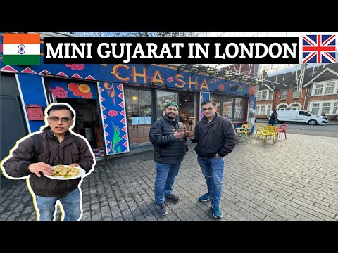Mini Gujarat In London | Try Indian Street Food | London Walk in Ealing Road - Wembley @Yuvi81