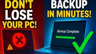 Your Data Is at Risk! 😱 Backup Your PC in Minutes