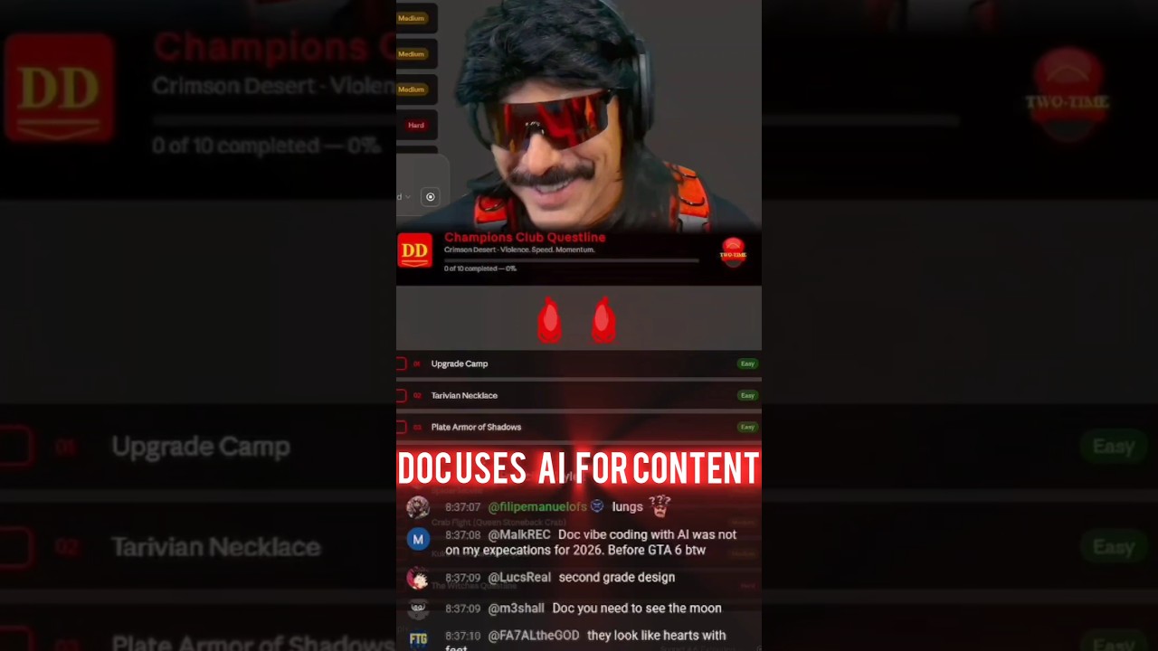 Doc uses AI for content 🙀 and fails 🤣🤣🤣 LIVE #drdisrespectlive  #ai
