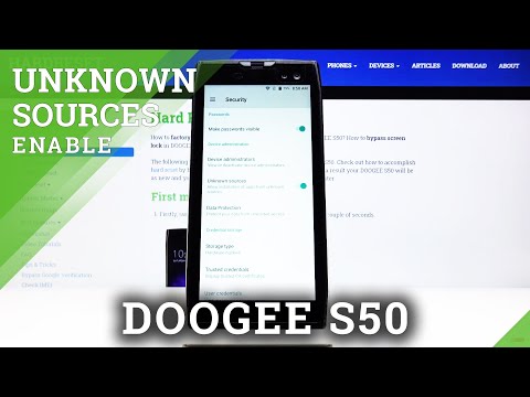 How to Allow App Installation in DOOGEE S50 – Unknown Sources