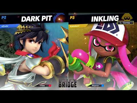 Battles at the Bridge #22 - Luggy (Pit, Dark Pit) vs Mugman (Inkling) - Losers' Semis