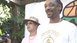 Snoop Dogg debuts "Doggytails" at a Levi's first annual Ball-B-Q All-Star Weekend Party