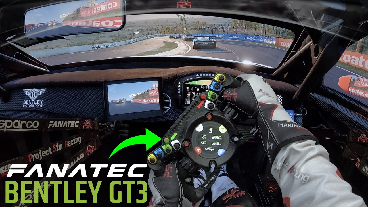 First Race with My NEW Fanatec Bentley GT3 Wheel at Bathurst | ACC