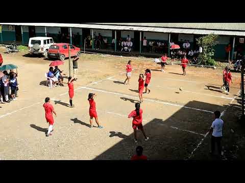Inter school sports cum literary meet women's volleyball ACI 🆚 MG evergreen