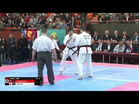 IFK Euro 2018 Final Men -80 Artem Nazaretyan (Russia) vs Emelian Bitkash (Russia)