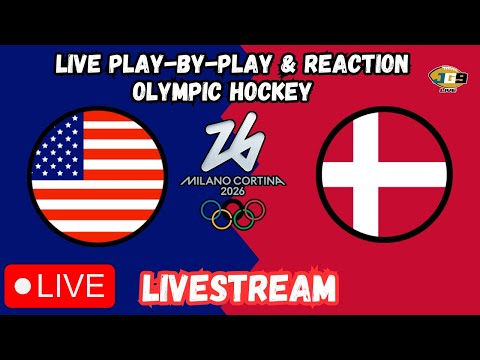 USA vs. Denmark | 2026 OLYMPICS LIVESTREAM | Men's Hockey | LIVE