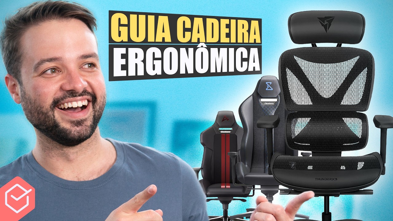 Qual a MELHOR CADEIRA ERGONÔMICA!? TOP 12 MODELOS CUSTO BENEFÍCIO! (Testei mais de 40 OPÇÕES!)