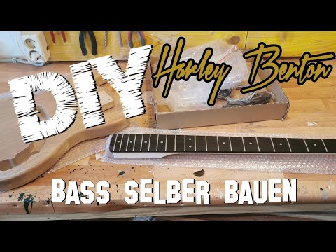Mein erster DIY Bass -Harley Benton Bass Guitar Kit P-Style