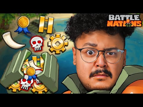 HOW TO FARM GEARS, BARS, SKULLS AND MORE in BATTLE NATIONS!