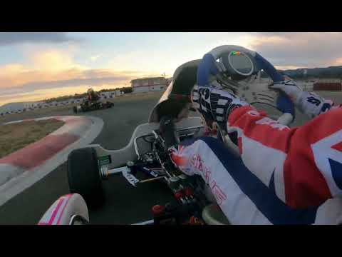 On board Valencia iame junior