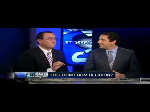 Harry Mihet Debates Atheist on Stossel Show