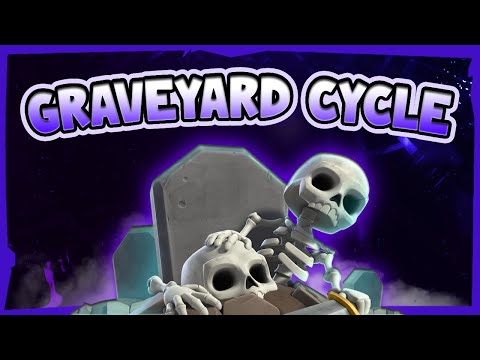 High Skill GRAVEYARD CYCLE DECK in CLASH ROYALE!