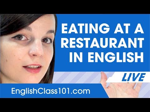 Como pedir comida em um restaurante em inglês - frases básicas em inglês