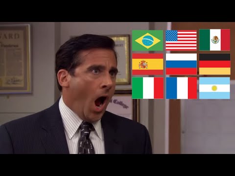 "NO GOD, PLEASE NO!" in 7 Different Languages | The Office | Frame Toby | Michael Scott