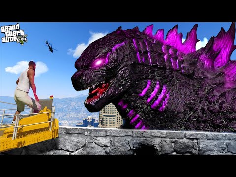 Franklin Attack by GOD GODZILLA in GTA 5