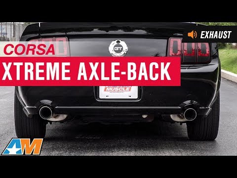 2005-2010 Mustang GT, GT500 Corsa Xtreme Axle-Back Exhaust Sound Clip & Install