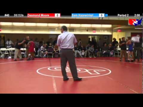 NYAC FS 55 KG / 121.25 lbs: Desmond Moore vs. Sam Hazewinkel