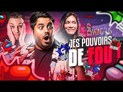 AMONG US AVEC DES POUVOIRS DE FOU ! 🔪
