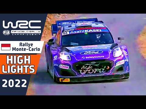 WRC Rally Highlights : Afternoon Day 2 WRC Rallye Monte-Carlo 2022