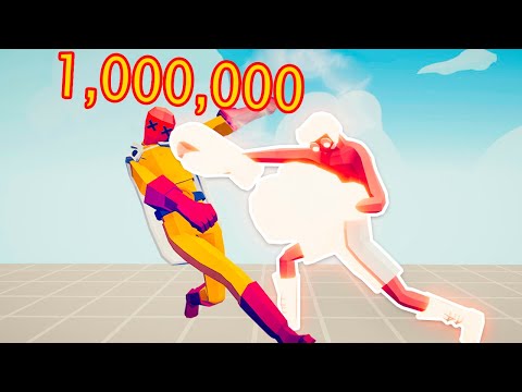 1000000 DAMAGE BOXER 1 vs 1 EVERY UNIT | TABS Totally Accurate Battle Simulator