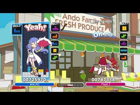 Clys vs Hoiko - Puyo Puyo Tetris AI