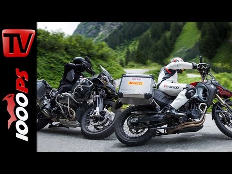 BMW GS 1200 Adventure vs GS 800 Adventure - Test in den Alpen